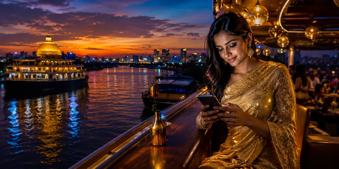 খুলনায় মোবাইলে স্পোর্টস বেটিং করছেন একজন নারী ব্যবহারকারী